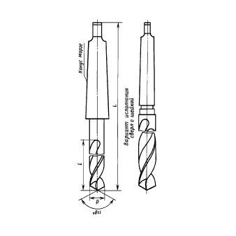 Сверло 63 мм HSS к/х КМ5 ГОСТ 10903-77 Beltools