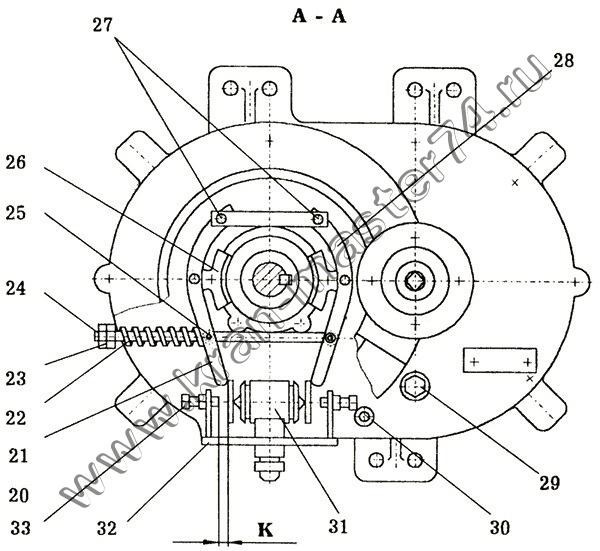 Редуктор поворота крана ивановец схема