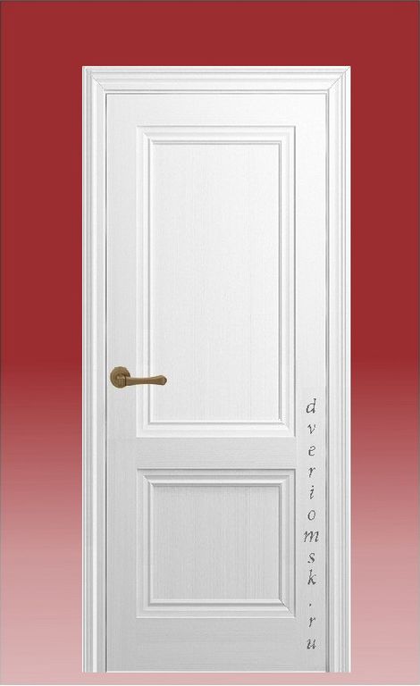 Дверь белая Uberture ПДГФ 2140 межкомнатная с багетом