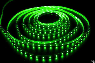 Лента светодиодная LEDх60/м 5м 4.8w/m 12в IP65 зеленый Feron 