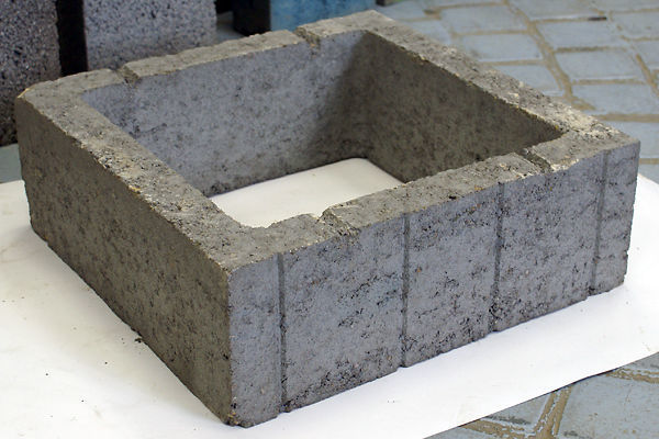 Вентиляционный блок бетонный 430х430х150