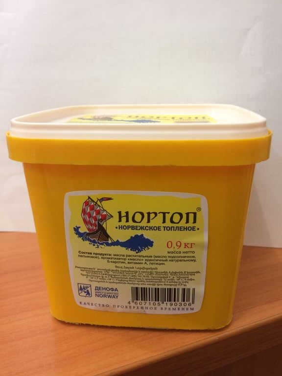 Масло сливочное НорТоп " ГОСТ пл/уп 0,45 кг 12 шт. 2