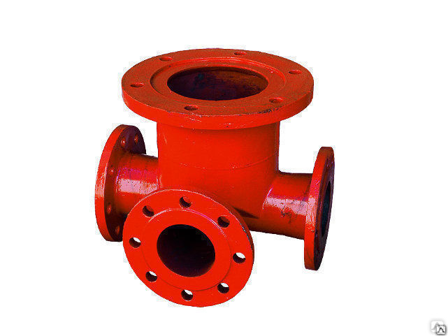 Подставка пожарная тройниковая фланцевая сталь ППТФ 100x100 купить за 7 ...