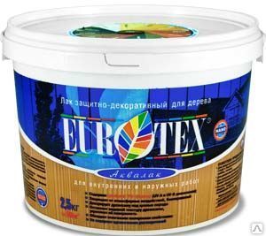 EVROTEX- аквалак тик 2,5 кг