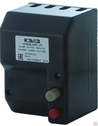 Автоматический выключатель АП-50Б 3МТ, цена в Минске от компании ...