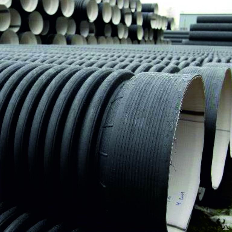Труба ПЭ гофрированная SN6, Dнар/вн = 368 / 315мм, Длина = 6000 мм ...