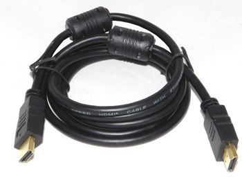 Аудио видео кабель HDMI-HDMI, GOLD 1м