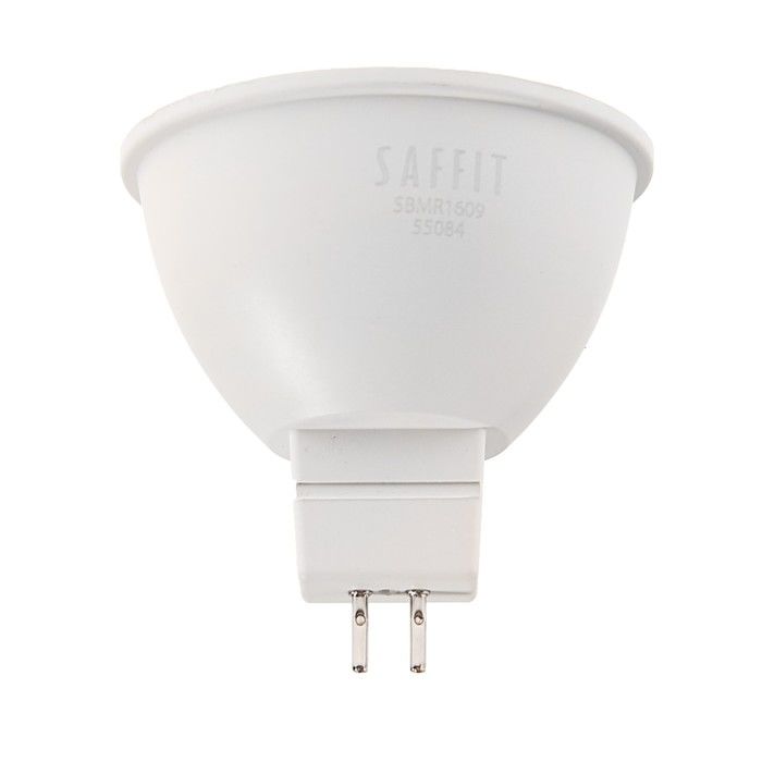 Лампа светодиодная LED 9вт 230в GU5.3 белый Saffit