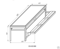 Стол камерный ст 2