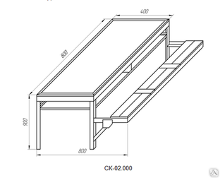 Стол камерный ст 2