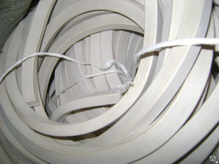 Вакуумный шнур прямоугольный 8х9 мм, резина р/с 51-2062, ТУ 38105108-76 