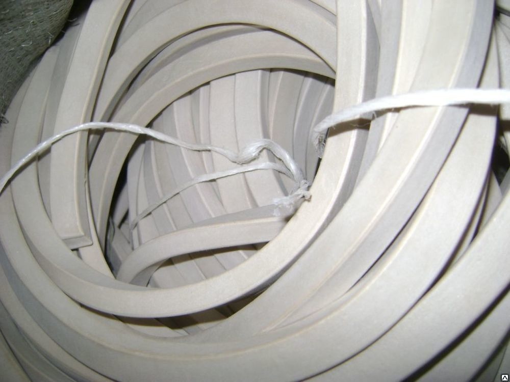 Шнур вакуумный резиновый 5х9 мм прямоугольного сечения из смеси 51-2062 ТУ 38105108-76