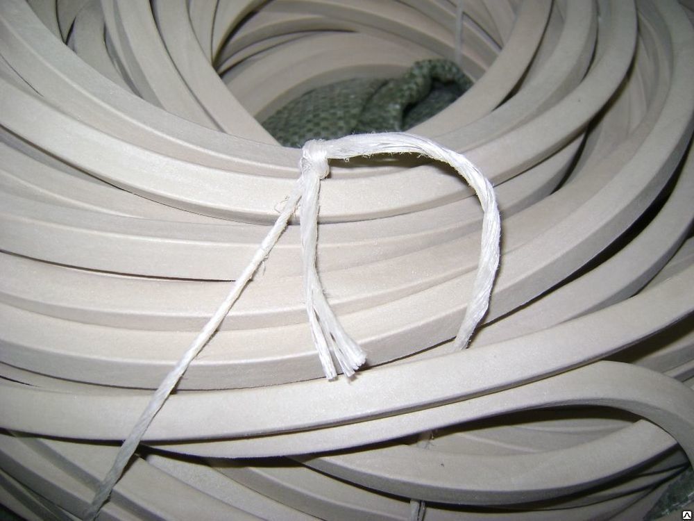 Шнур вакуумный резиновый 10х20 мм прямоугольного сечения из смеси 51-2062 ТУ 38105108-76