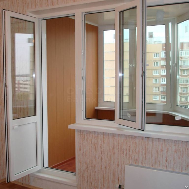 Установка балконного блока из профиля Брюгманн в панельном доме