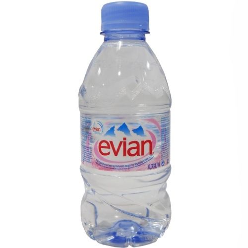Вода ЭВИАН (EVIAN) 0,33 л ПЭТ (упаковка 24 бутылки с доставкой)