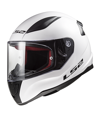 Шлем LS2 FF353 Rapid 2 Solid Gloss White глянцевый белый