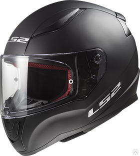 Шлем LS2 FF353 Rapid Solid Mono Gloss Black глянцевый черный 