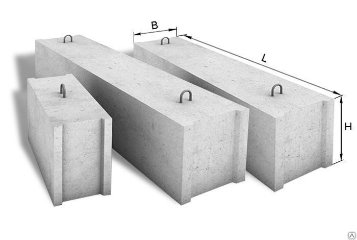 ФБС 12.5.6-т Фундаментные блоки стеновые