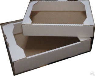 Кондтерская картонная коробка 400х255х105 №53 белый ТАРА 