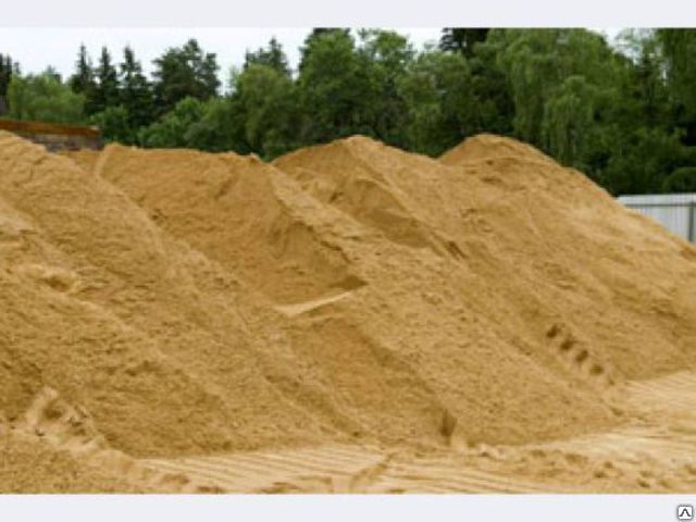 Песок карьерный, строительный