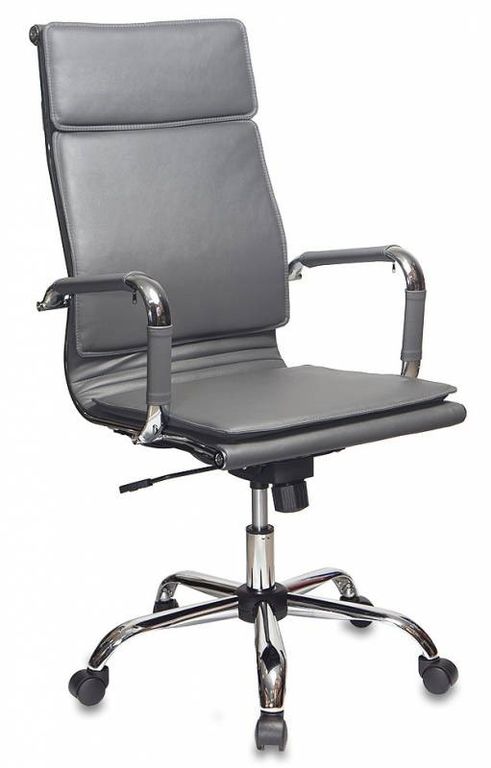 Кресло руководителя Бюрократ CH-993/grey серый искусственная кожа