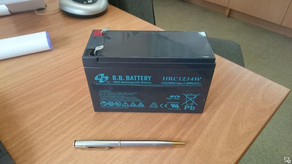 Аккумулятор BB Battery HRC1234W относится к классу стационарных необслужива...