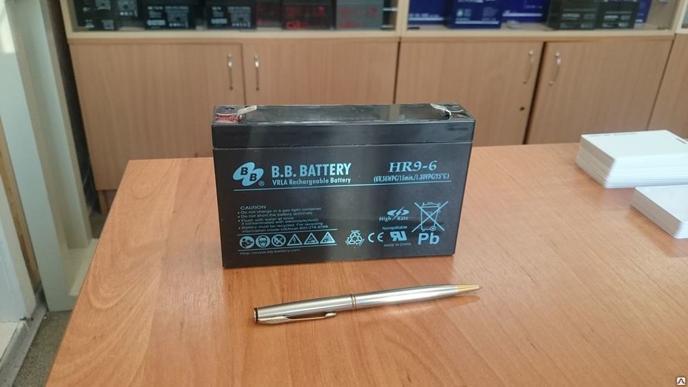 BB Battery HR6 - 9 Аккумулятор 6В - 9Ач