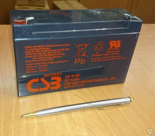 Аккумулятор CSB GP 6120 (6V - 12Аh) #1