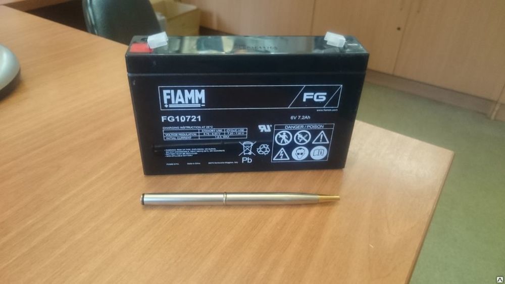 FIAMM FG 10721 Аккумулятор 6В - 7.2А/ч 6 - 7.2