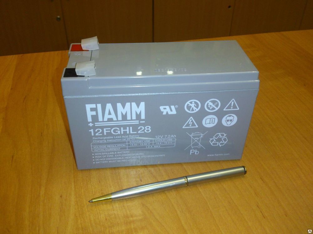 FIAMM12FGHL28 Аккумулятор 12В 7,2 А/ч