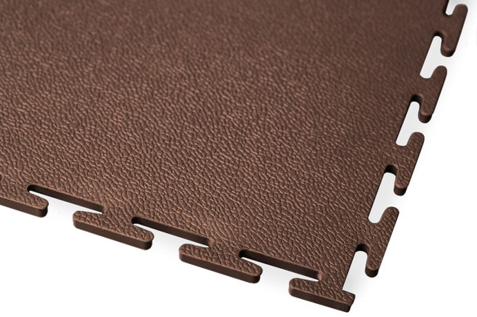 Модульная плитка из ПВХ 500*500*5мм коричневая