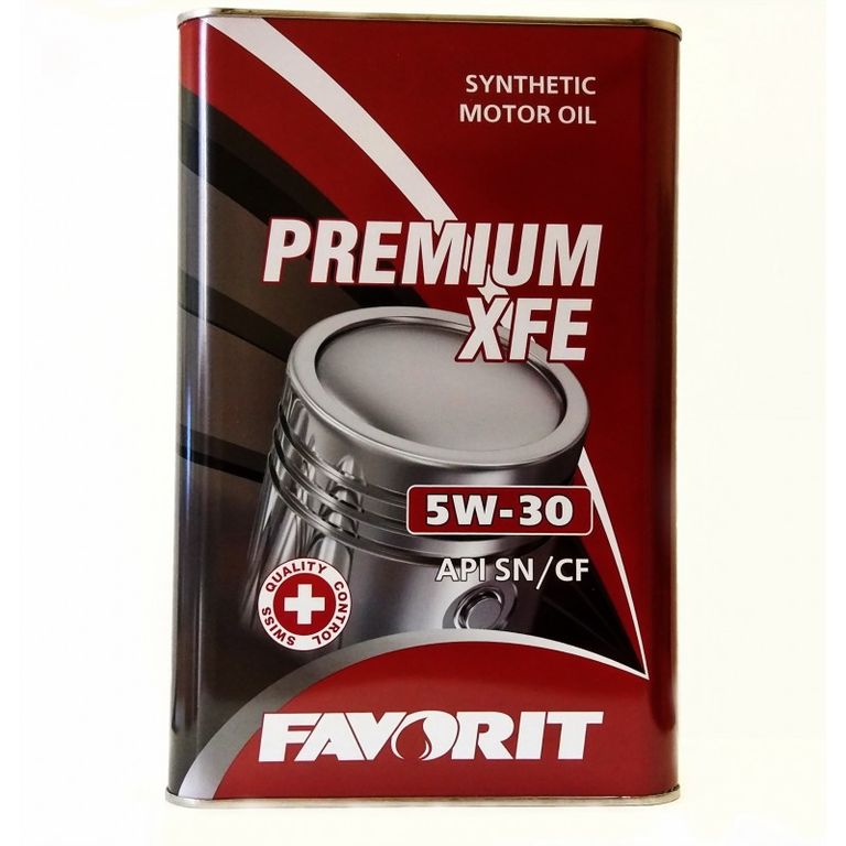 Масло моторное Favorit premium xfe 5w-30 4 л Api SN/CF