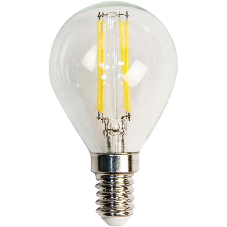 Лампа светодиодная LED 7вт Е14 белый шар Filament LB-52 Feron