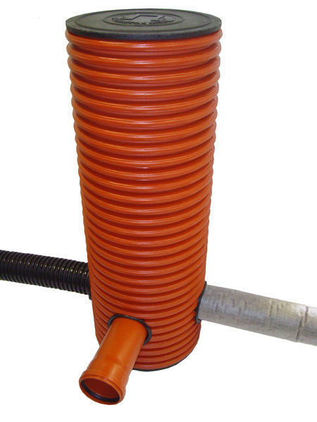 Труба двухслойная гофрированная ф368/315 (колодец)х1000 мм
