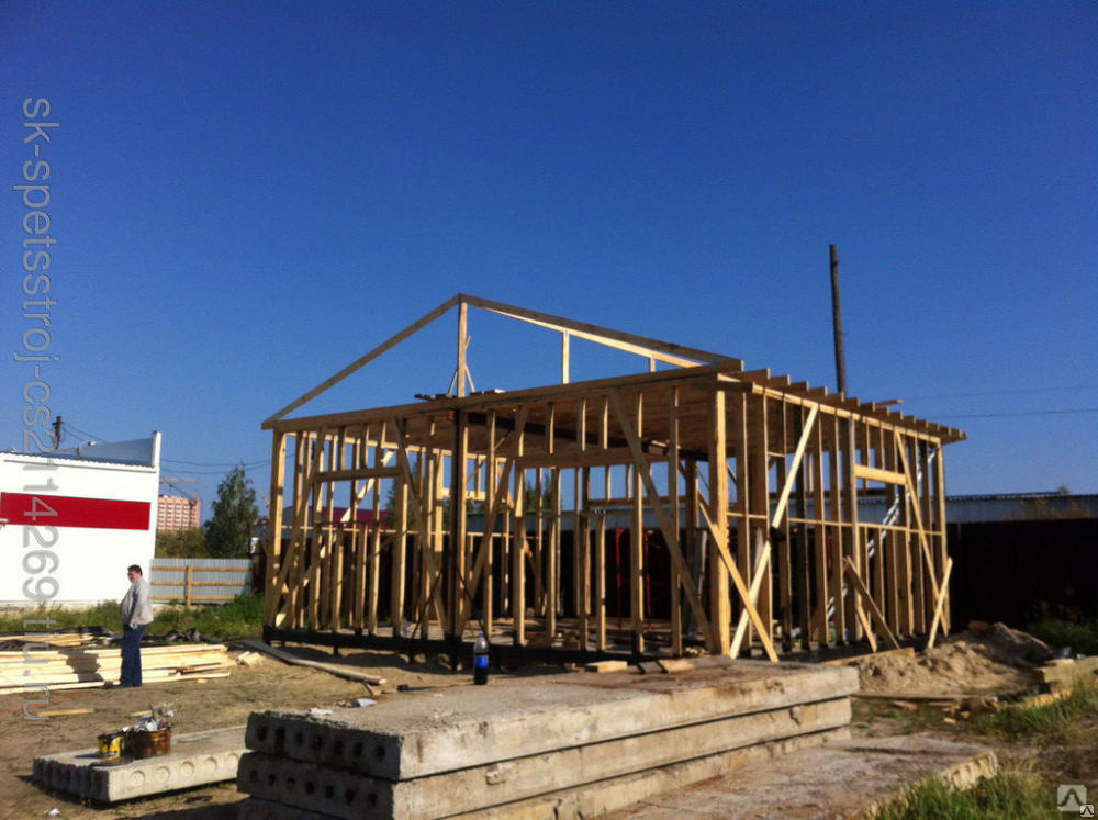 Строительство каркасных домов, цена в Тюмени от компании СК СпецСтрой