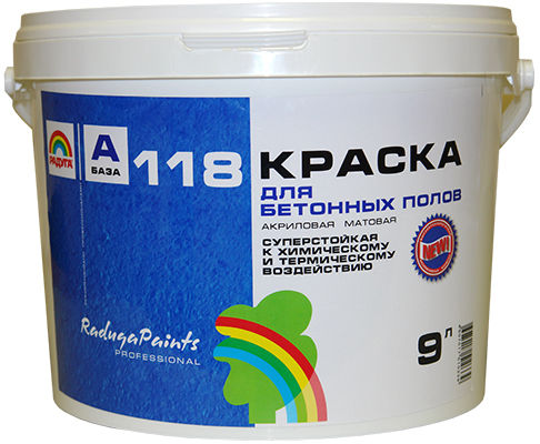 Краска Радуга для бетонных полов 4.5 л