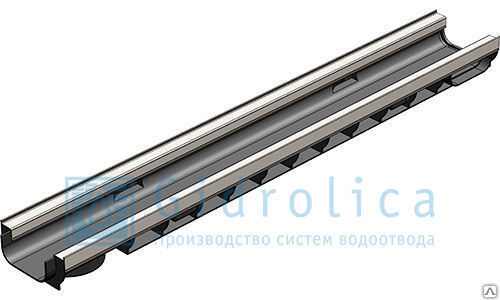 Лоток водоотводный Gidrolica®Standart Plus ЛВ-10.14,5.06 пластиковый (усиле