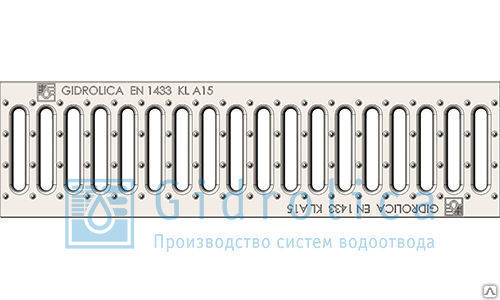 Решетка водоприемная штампованная оцинкованная 500х136х20 DN100 А15