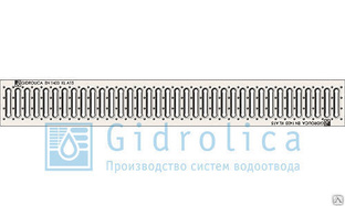 Решетка водоприемная штампованная оцинкованная 1000х136х20  DN100 A15 