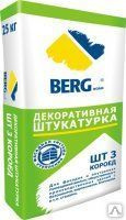 Штукатурка «КОРОЕД» Б3 Декоративная минеральная BERGhome