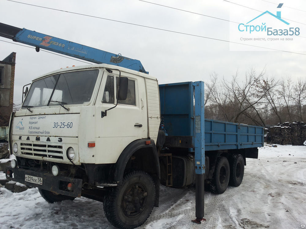 Услуги крана-манипулятора 3 тонны на базе КАМАЗ 10 тонник