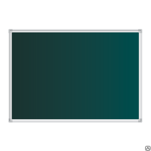 Доска для мела магнитная (90х120 см), зеленая, BRAUBERG