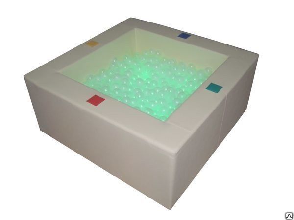 Интерактивный сухой бассейн со встроенными кнопками-переключателями 2