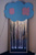 Зеркальное панно с фиброоптическими нитями "Разноцветный дождь" #1