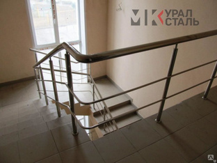 Ограждения лестниц из нержавейки купить в Иркутске в розницу и оптом 