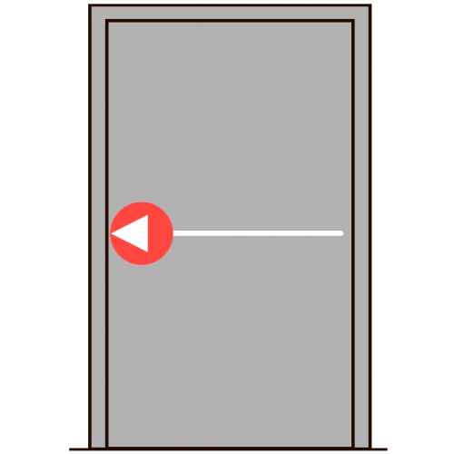 Антипаника DORMA PHA2000F комплект на одностворчатую дверь 1 точка
