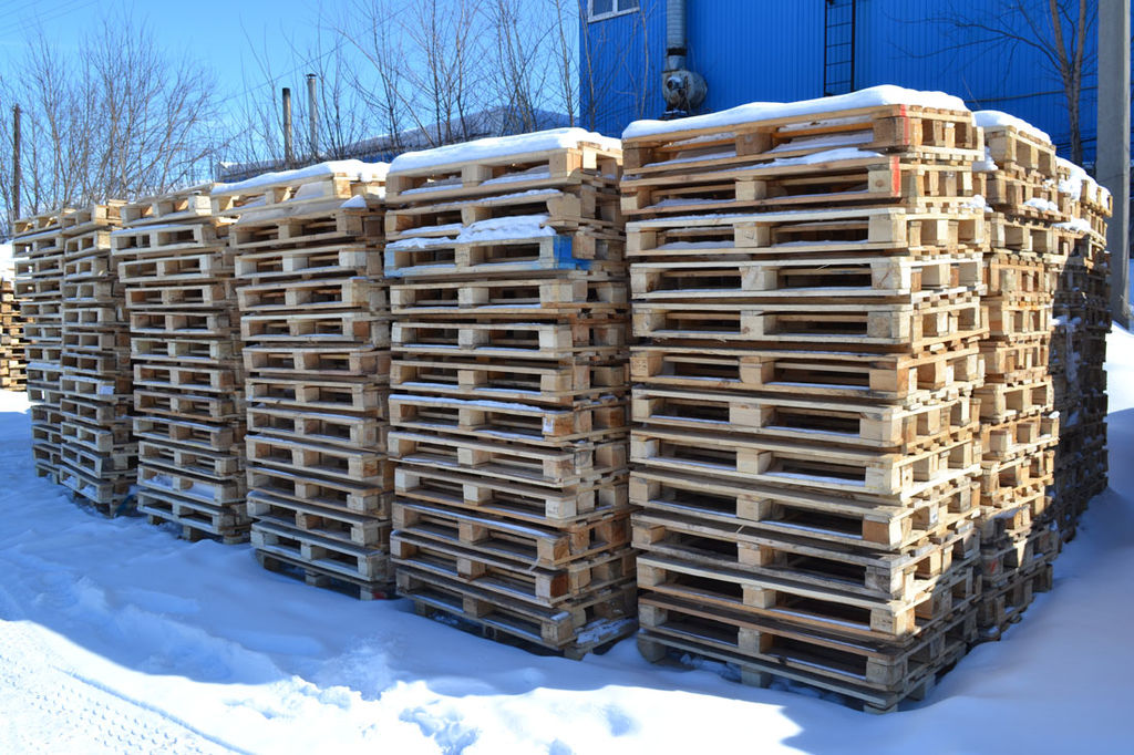 Поддоны деревянные 1200*800 б/у 1 сорт, грузоподъемность 1500 кг 2