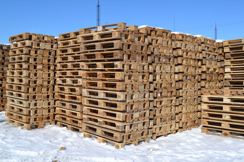 Паллеты деревянные 1200*800 б/у 1 сорт клеймо EUR, IPPC, грузоподъемность 2500 кг, подходят для экспорта 2