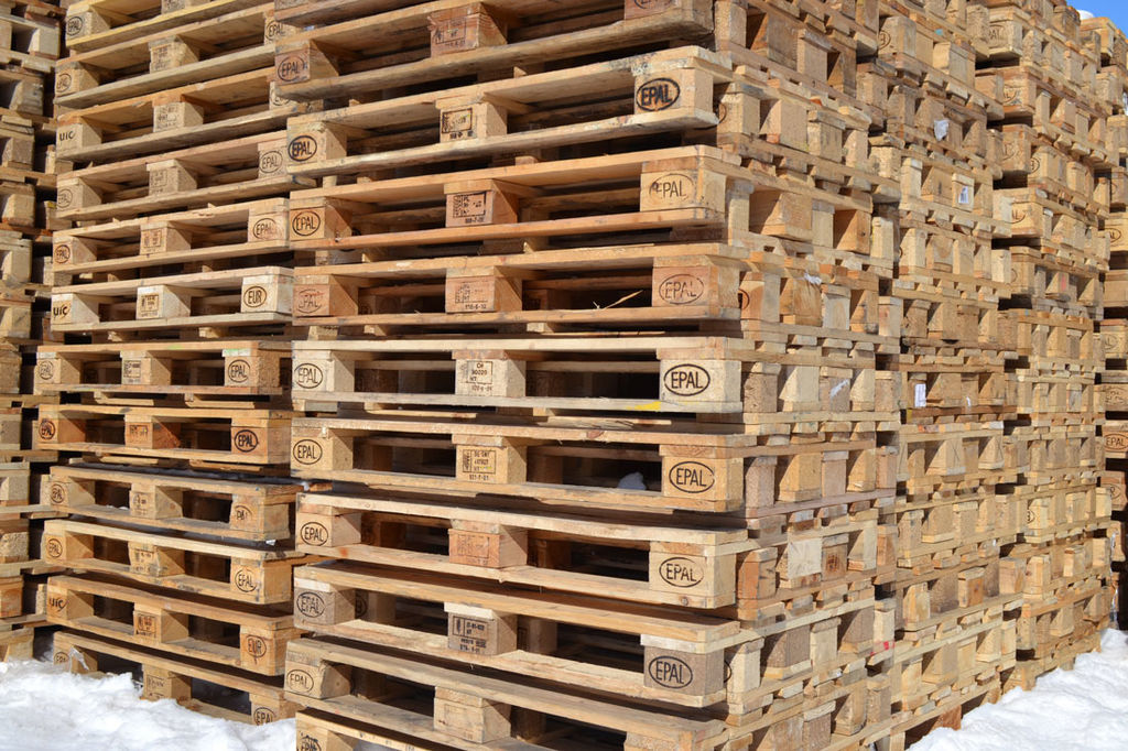 Паллеты деревянные 1200*800 б/у 1 сорт клеймо EUR, IPPC, грузоподъемность 2500 кг, подходят для экспорта 3