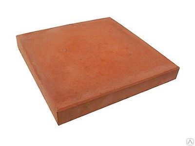 Тротуарная плитка "12 камней", 500х500х45 мм, оранжевый